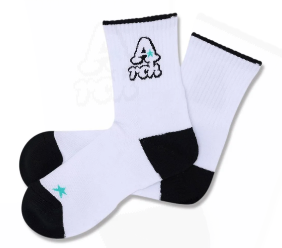 playful logo crew socks playful logo crew socks