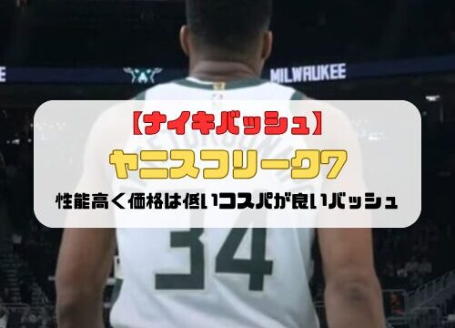 【ナイキバッシュ】ヤニスフリーク7の紹介「性能高く価格は低いコスパが良いバッシュ」