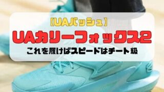【UAバッシュ】UAカリーフォックス2の紹介「これを履けばスピードはチート級」