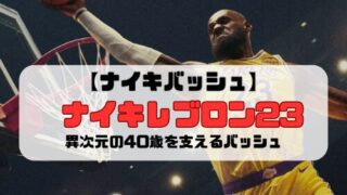 【ナイキバッシュ】ナイキレブロン23の紹介「異次元の40歳を支えるバッシュ」