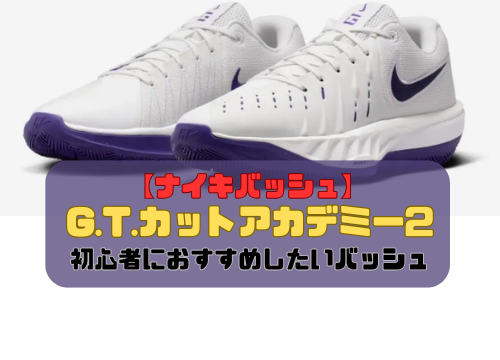 【ナイキバッシュ】G.T.カットアカデミー2の紹介「初心者におすすめしたいバッシュ」