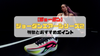 【ジョーダン】ジョーダンエアーシリーズ2の特徴とおすすめポイント