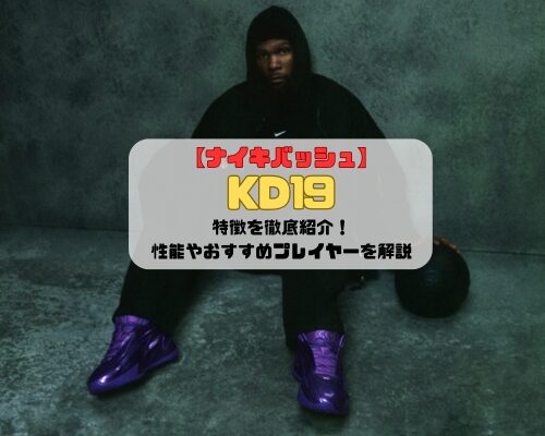 【ナイキバッシュ】KD19の特徴を徹底紹介！性能やおすすめプレイヤーを解説