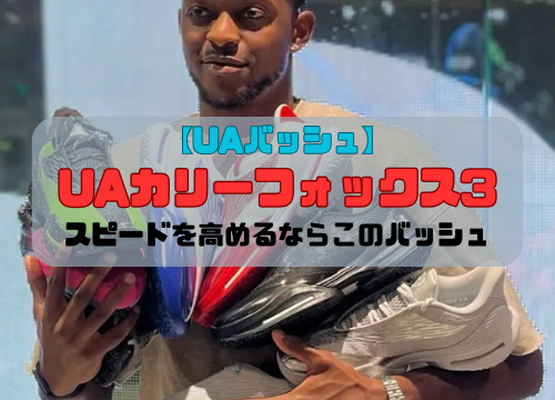 【UAバッシュ】UAカリーフォックス3の紹介「スピードを高めるならこのバッシュ」